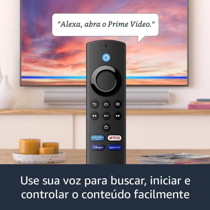 fire stick tv lite: Streaming em Full HD com Alexa (sem comandos de TV)